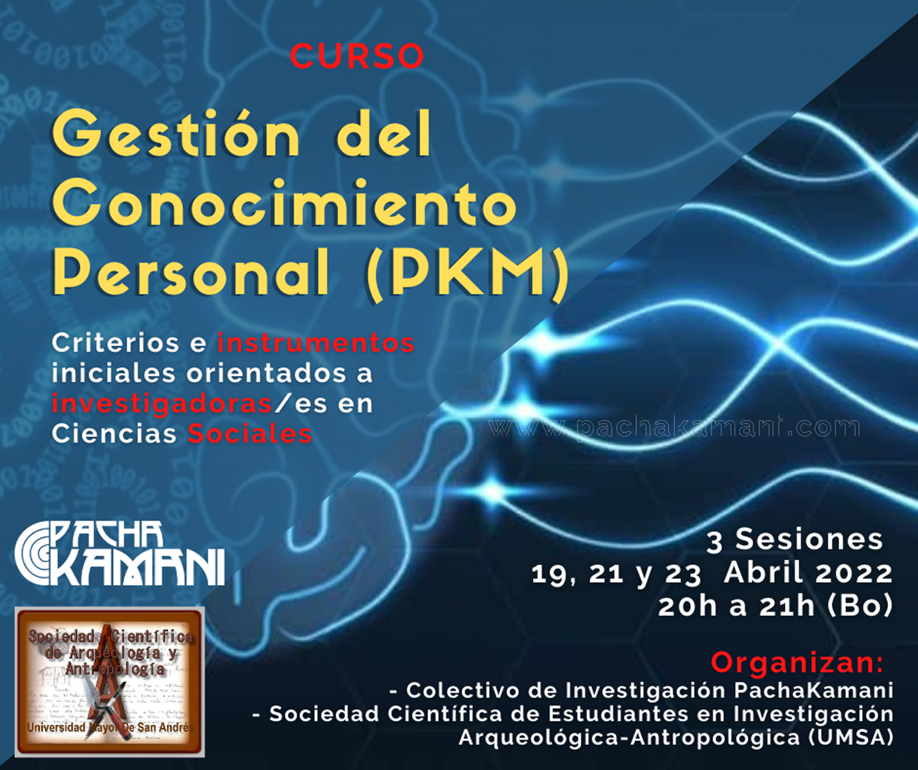 Curso: Gestión del conocimiento personal (PKM) para investigadores sociales 2022