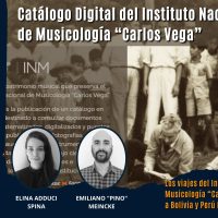Catálogo Digital del Instituto Nacional de Musicología “Carlos Vega” | Webinar